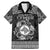 Personalized Merionethshire Meirionnydd Family Matching Mermaid Dress and Hawaiian Shirt Black Wolf Celtic-inspired - Wonder Print Shop