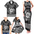 Personalized Merionethshire Meirionnydd Family Matching Tank Maxi Dress and Hawaiian Shirt Black Wolf Celtic-inspired - Wonder Print Shop
