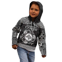 Personalized Merionethshire Meirionnydd Kid Hoodie Black Wolf Celtic-inspired - Wonder Print Shop