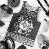 Personalized Merionethshire Meirionnydd Men Tank Top Black Wolf Celtic-inspired - Wonder Print Shop
