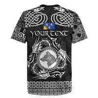 Personalized Merionethshire Meirionnydd Rugby Jersey Black Wolf Celtic-inspired - Wonder Print Shop