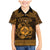 Personalized Merionethshire Meirionnydd Family Matching Mermaid Dress and Hawaiian Shirt Gold Wolf Celtic-inspired - Wonder Print Shop