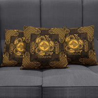 Personalized Merionethshire Meirionnydd Pillow Cover Gold Wolf Celtic-inspired - Wonder Print Shop