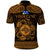 Personalized Merionethshire Meirionnydd Polo Shirt Gold Wolf Celtic-inspired - Wonder Print Shop