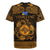 Personalized Merionethshire Meirionnydd Rugby Jersey Gold Wolf Celtic-inspired - Wonder Print Shop