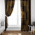 Personalized Merionethshire Meirionnydd Window Curtain Gold Wolf Celtic-inspired - Wonder Print Shop