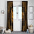 Personalized Merionethshire Meirionnydd Window Curtain Gold Wolf Celtic-inspired - Wonder Print Shop