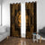 Personalized Merionethshire Meirionnydd Window Curtain Gold Wolf Celtic-inspired - Wonder Print Shop