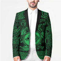 Personalized Merionethshire Meirionnydd Blazer Green Wolf Celtic-inspired - Wonder Print Shop