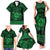 Personalized Merionethshire Meirionnydd Family Matching Tank Maxi Dress and Hawaiian Shirt Green Wolf Celtic-inspired - Wonder Print Shop