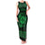 Personalized Merionethshire Meirionnydd Family Matching Tank Maxi Dress and Hawaiian Shirt Green Wolf Celtic-inspired - Wonder Print Shop