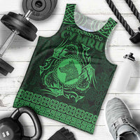 Personalized Merionethshire Meirionnydd Men Tank Top Green Wolf Celtic-inspired - Wonder Print Shop