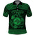 Personalized Merionethshire Meirionnydd Polo Shirt Green Wolf Celtic-inspired - Wonder Print Shop