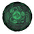 Personalized Merionethshire Meirionnydd Spare Tire Cover Green Wolf Celtic-inspired - Wonder Print Shop