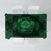 Personalized Merionethshire Meirionnydd Tablecloth Green Wolf Celtic-inspired - Wonder Print Shop