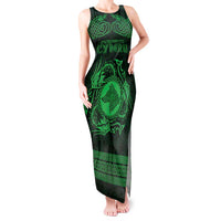 Personalized Merionethshire Meirionnydd Tank Maxi Dress Green Wolf Celtic-inspired - Wonder Print Shop