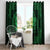 Personalized Merionethshire Meirionnydd Window Curtain Green Wolf Celtic-inspired - Wonder Print Shop