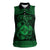 Personalized Merionethshire Meirionnydd Women Sleeveless Polo Shirt Green Wolf Celtic-inspired - Wonder Print Shop