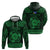 Personalized Merionethshire Meirionnydd Zip Hoodie Green Wolf Celtic-inspired - Wonder Print Shop