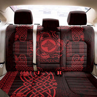 Personalized Merionethshire Meirionnydd Back Car Seat Cover Red Wolf Celtic-inspired - Wonder Print Shop