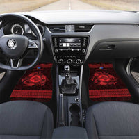 Personalized Merionethshire Meirionnydd Car Mats Red Wolf Celtic-inspired - Wonder Print Shop