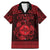 Personalized Merionethshire Meirionnydd Family Matching Mermaid Dress and Hawaiian Shirt Red Wolf Celtic-inspired - Wonder Print Shop