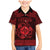 Personalized Merionethshire Meirionnydd Family Matching Mermaid Dress and Hawaiian Shirt Red Wolf Celtic-inspired - Wonder Print Shop