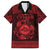 Personalized Merionethshire Meirionnydd Family Matching Short Sleeve Bodycon Dress and Hawaiian Shirt Red Wolf Celtic-inspired - Wonder Print Shop