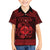 Personalized Merionethshire Meirionnydd Family Matching Short Sleeve Bodycon Dress and Hawaiian Shirt Red Wolf Celtic-inspired - Wonder Print Shop