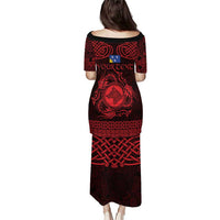 Personalized Merionethshire Meirionnydd Puletasi Red Wolf Celtic-inspired - Wonder Print Shop