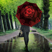 Personalized Merionethshire Meirionnydd Umbrella Red Wolf Celtic-inspired - Wonder Print Shop
