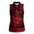 Personalized Merionethshire Meirionnydd Women Sleeveless Polo Shirt Red Wolf Celtic-inspired - Wonder Print Shop