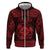 Personalized Merionethshire Meirionnydd Zip Hoodie Red Wolf Celtic-inspired - Wonder Print Shop