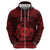 Personalized Merionethshire Meirionnydd Zip Hoodie Red Wolf Celtic-inspired - Wonder Print Shop