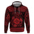Personalized Merionethshire Meirionnydd Zip Hoodie Red Wolf Celtic-inspired - Wonder Print Shop
