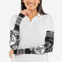 Personalized Monmouthshire Sir Fynwy Arm Sleeves Black Fleur-de-lis Celtic-inspired - Wonder Print Shop