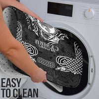 Personalized Monmouthshire Sir Fynwy Bathroom Set Black Fleur-de-lis Celtic-inspired - Wonder Print Shop