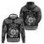 Personalized Monmouthshire Sir Fynwy Hoodie Black Fleur-de-lis Celtic-inspired - Wonder Print Shop