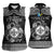 Personalized Monmouthshire Sir Fynwy Women Sleeveless Polo Shirt Black Fleur-de-lis Celtic-inspired - Wonder Print Shop