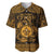 Personalized Monmouthshire Sir Fynwy Baseball Jersey Gold Fleur-de-lis Celtic-inspired - Wonder Print Shop