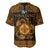 Personalized Monmouthshire Sir Fynwy Baseball Jersey Gold Fleur-de-lis Celtic-inspired - Wonder Print Shop