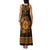 Personalized Monmouthshire Sir Fynwy Family Matching Tank Maxi Dress and Hawaiian Shirt Gold Fleur-de-lis Celtic-inspired - Wonder Print Shop