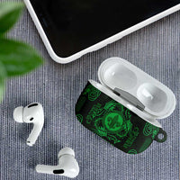 Personalized Monmouthshire Sir Fynwy AirPods Case Green Fleur-de-lis Celtic-inspired - Wonder Print Shop