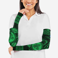 Personalized Monmouthshire Sir Fynwy Arm Sleeves Green Fleur-de-lis Celtic-inspired - Wonder Print Shop