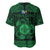 Personalized Monmouthshire Sir Fynwy Baseball Jersey Green Fleur-de-lis Celtic-inspired - Wonder Print Shop