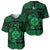 Personalized Monmouthshire Sir Fynwy Baseball Jersey Green Fleur-de-lis Celtic-inspired - Wonder Print Shop