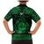 Personalized Monmouthshire Sir Fynwy Family Matching Mermaid Dress and Hawaiian Shirt Green Fleur-de-lis Celtic-inspired - Wonder Print Shop