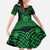 Personalized Monmouthshire Sir Fynwy Family Matching Mermaid Dress and Hawaiian Shirt Green Fleur-de-lis Celtic-inspired - Wonder Print Shop