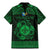 Personalized Monmouthshire Sir Fynwy Family Matching Mermaid Dress and Hawaiian Shirt Green Fleur-de-lis Celtic-inspired - Wonder Print Shop