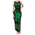 Personalized Monmouthshire Sir Fynwy Family Matching Tank Maxi Dress and Hawaiian Shirt Green Fleur-de-lis Celtic-inspired - Wonder Print Shop